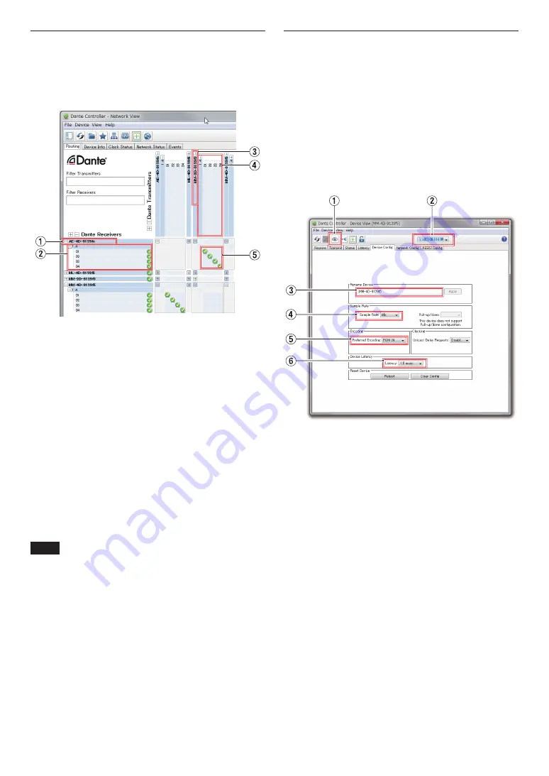 Tascam Dante AE-4D Owner'S Manual Download Page 24