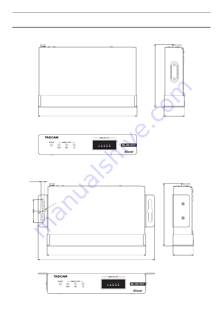 Tascam Dante ML-4D/OUT-X Owner'S Manual Download Page 75