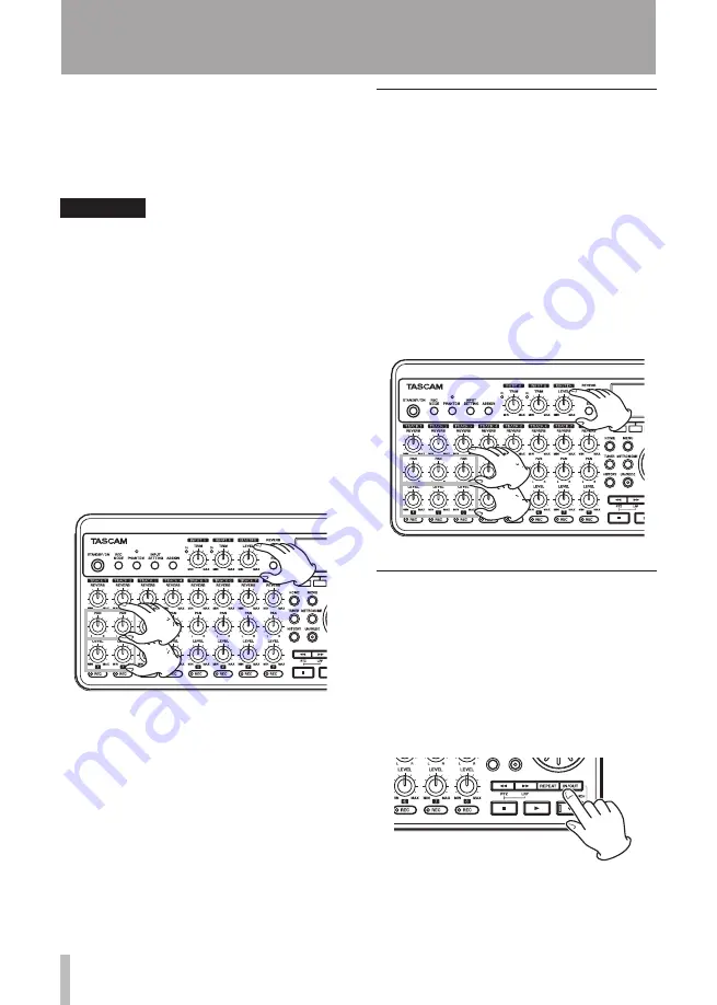 Tascam DP-008 Скачать руководство пользователя страница 20