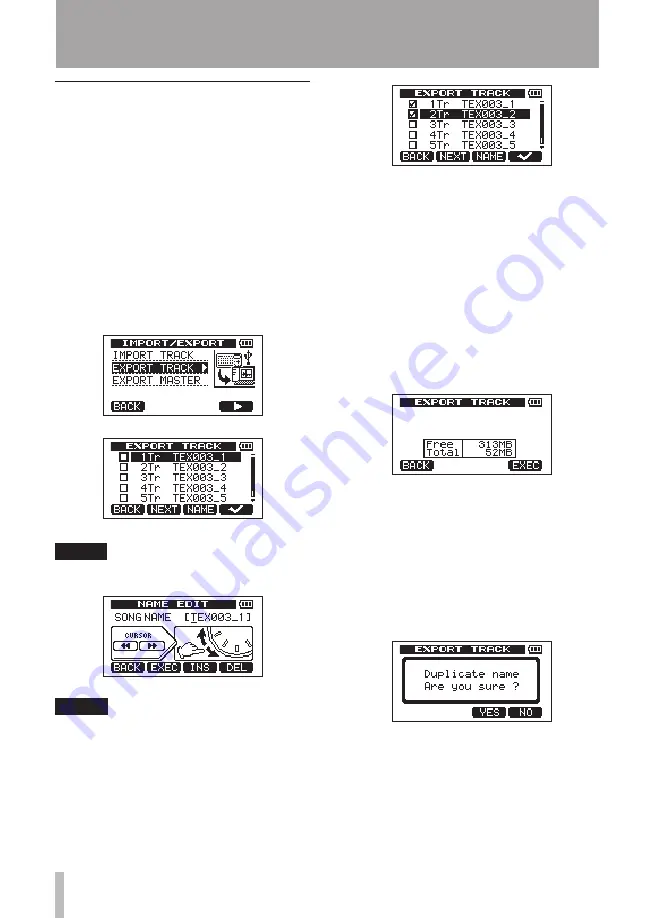 Tascam DP-008 Owner'S Manual Download Page 76