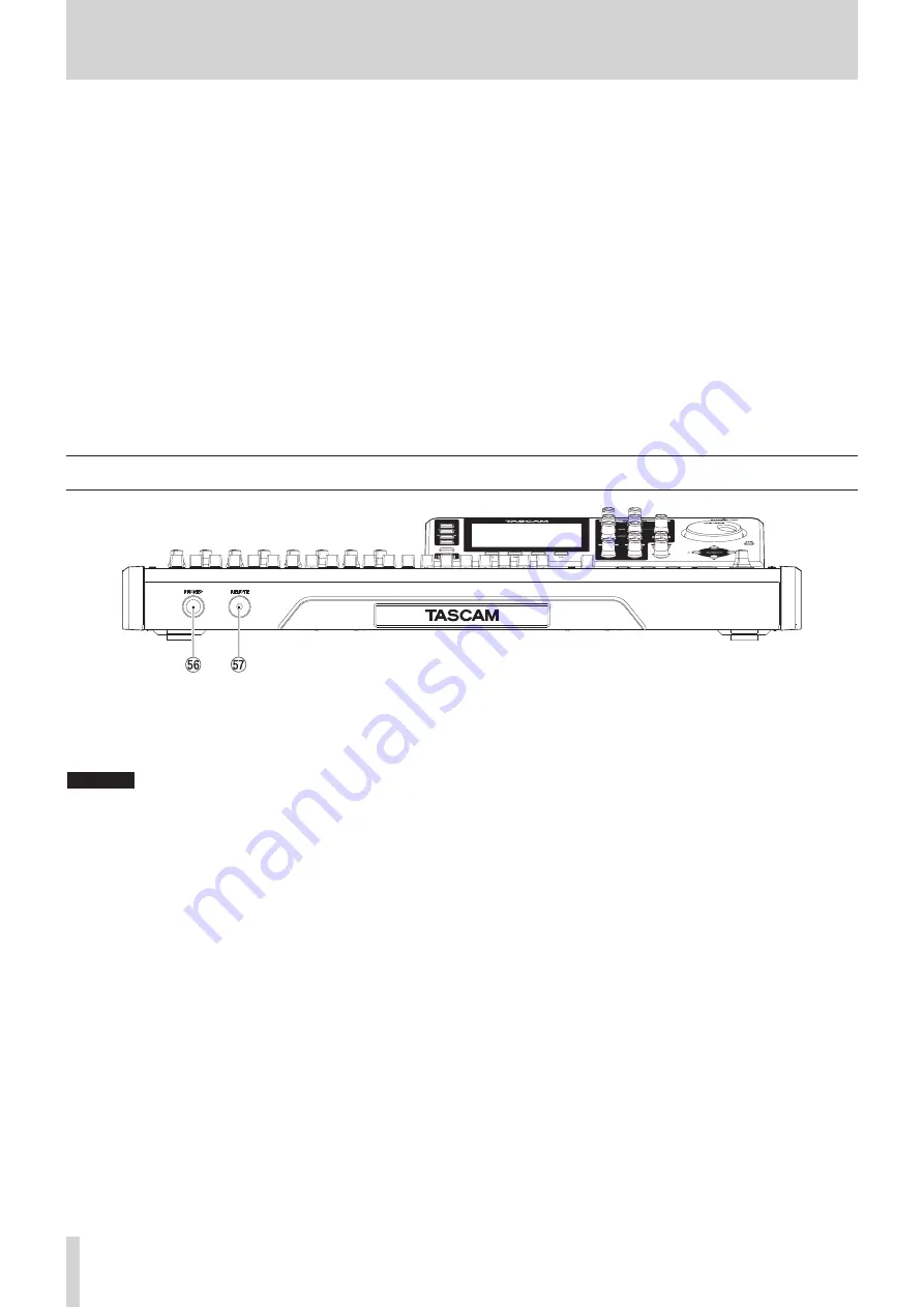 Tascam DP-32SD Скачать руководство пользователя страница 20