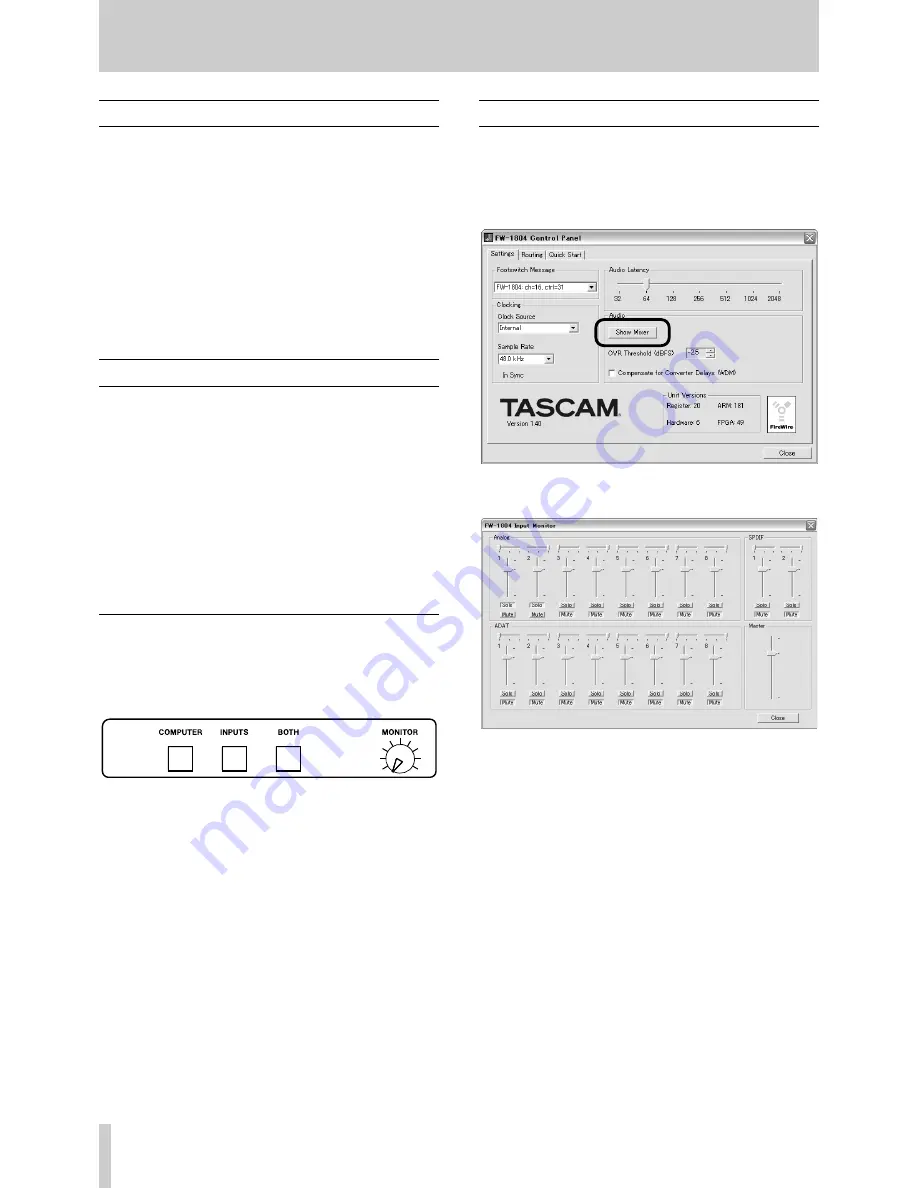 Tascam FW-1804 Owner'S Manual Download Page 10