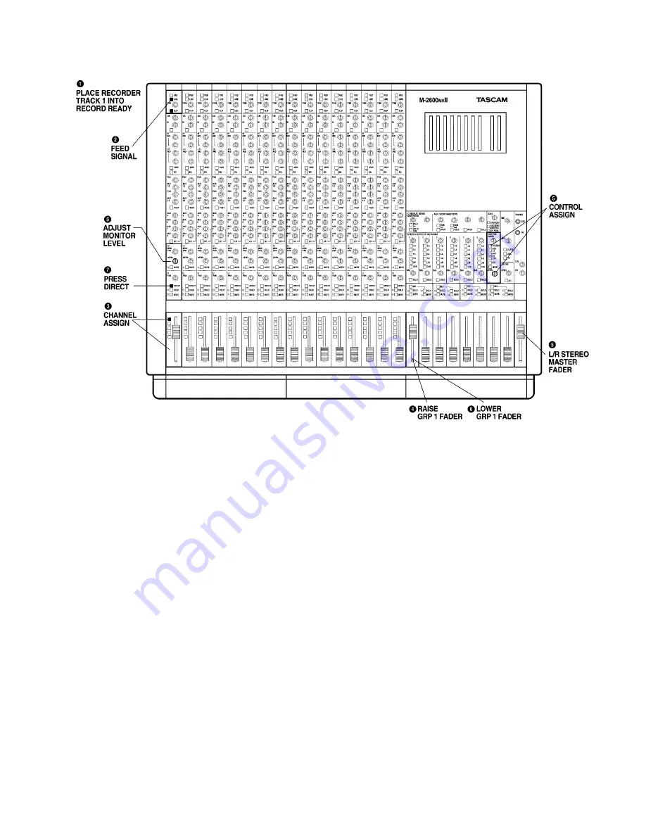 Tascam M-2600MKII Скачать руководство пользователя страница 8
