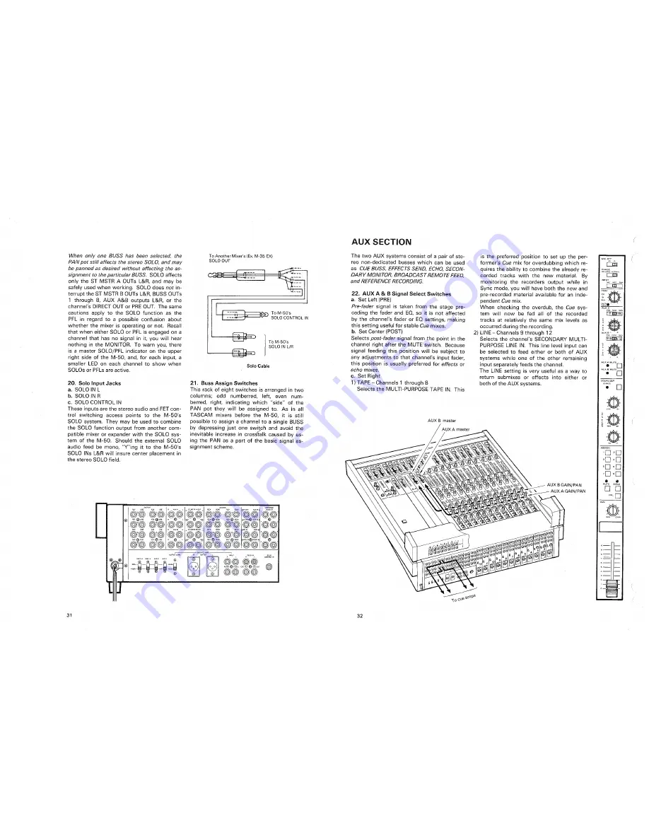 Tascam M-50 Скачать руководство пользователя страница 28