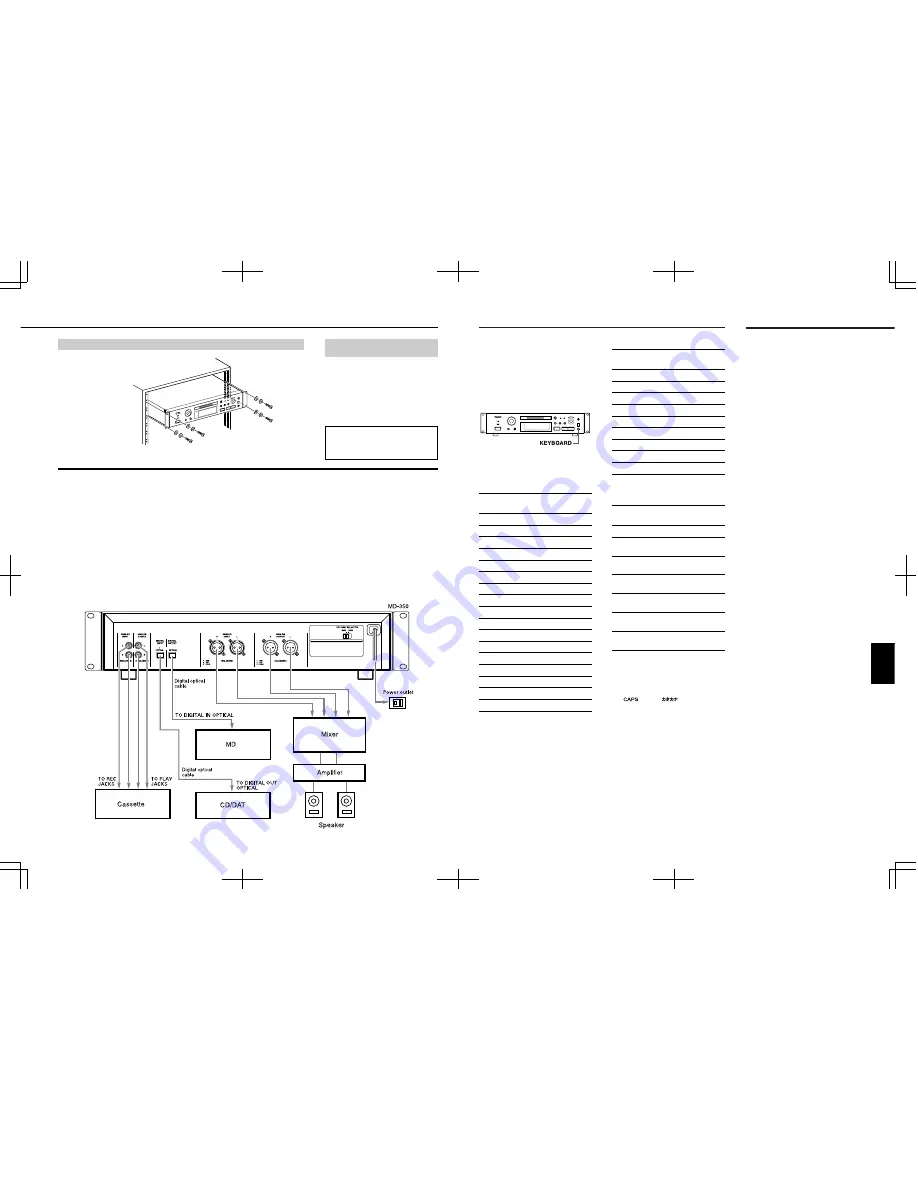 Tascam MD-350 Owner'S Manual Download Page 6