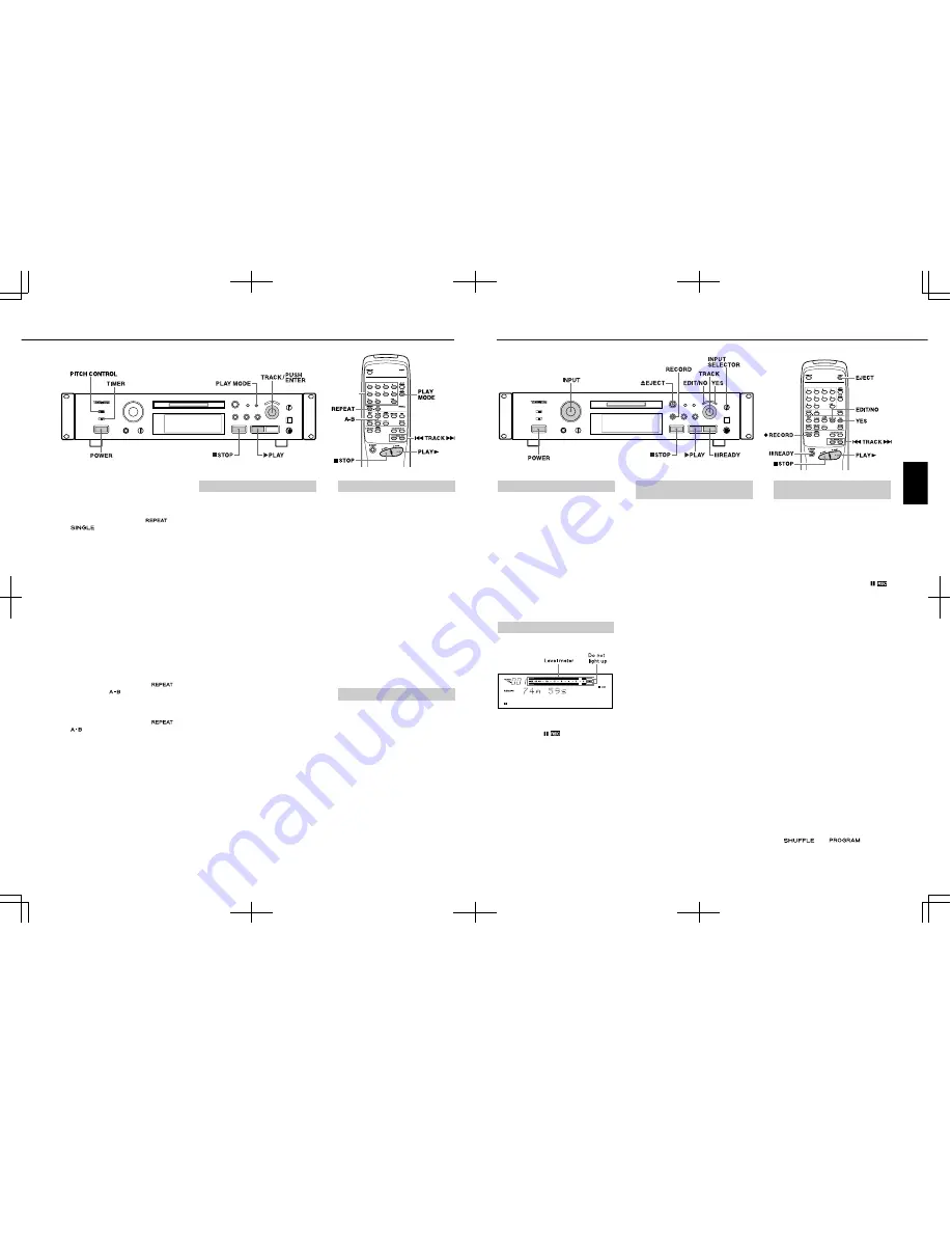 Tascam MD-350 Owner'S Manual Download Page 11