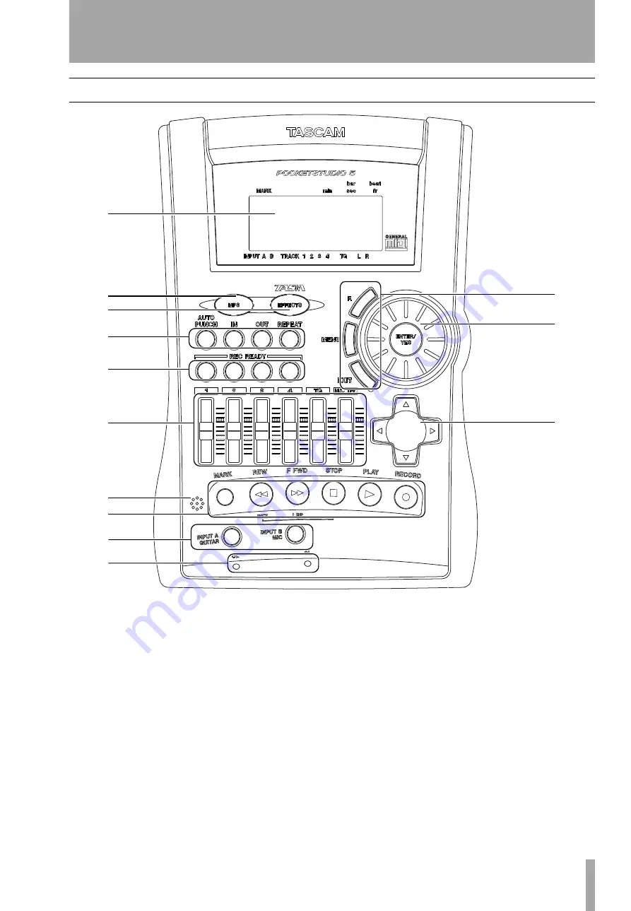 Tascam Pocketstudio 5 Скачать руководство пользователя страница 9