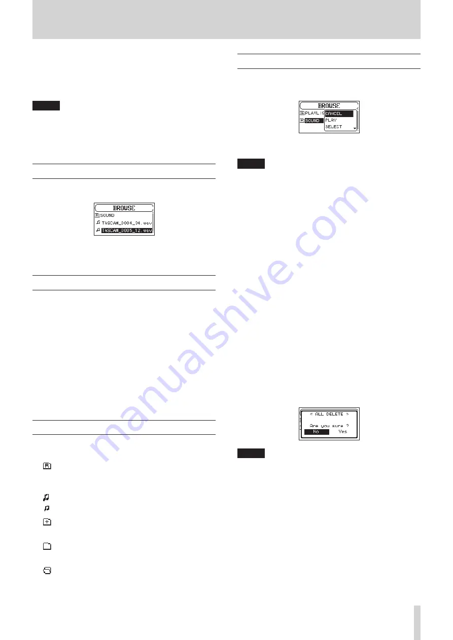 Tascam SD-20M Owner'S Manual Download Page 27