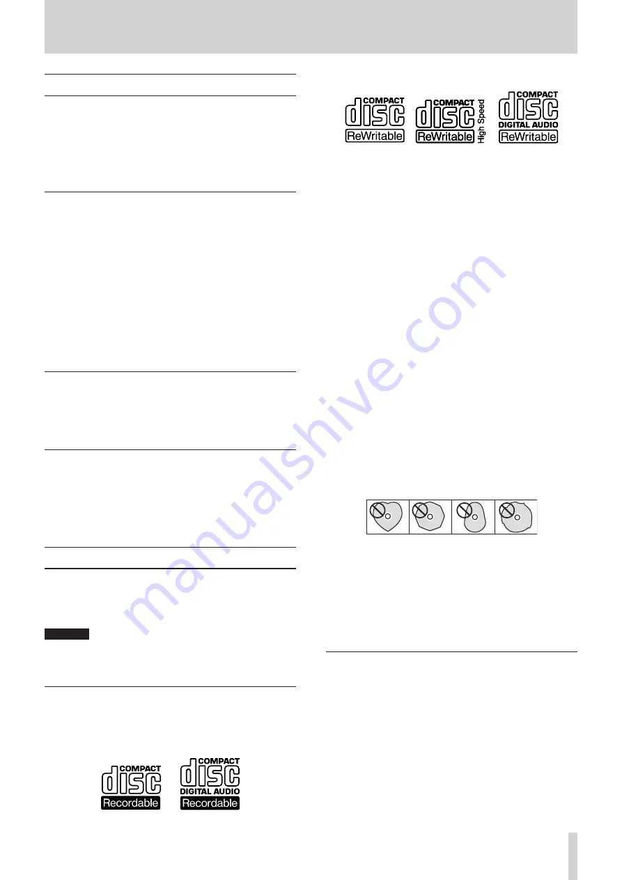 Tascam SS-CDR250N Owner'S Manual Download Page 11