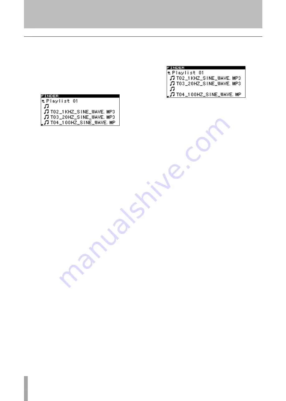 Tascam SS-R05 Owner'S Manual Download Page 58