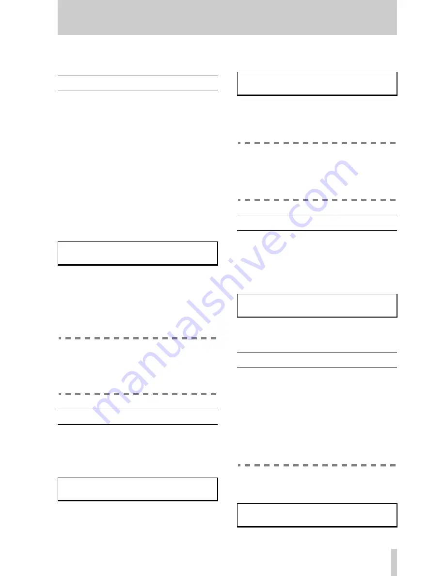 Tascam TM-D1000 Operation Manual Download Page 36