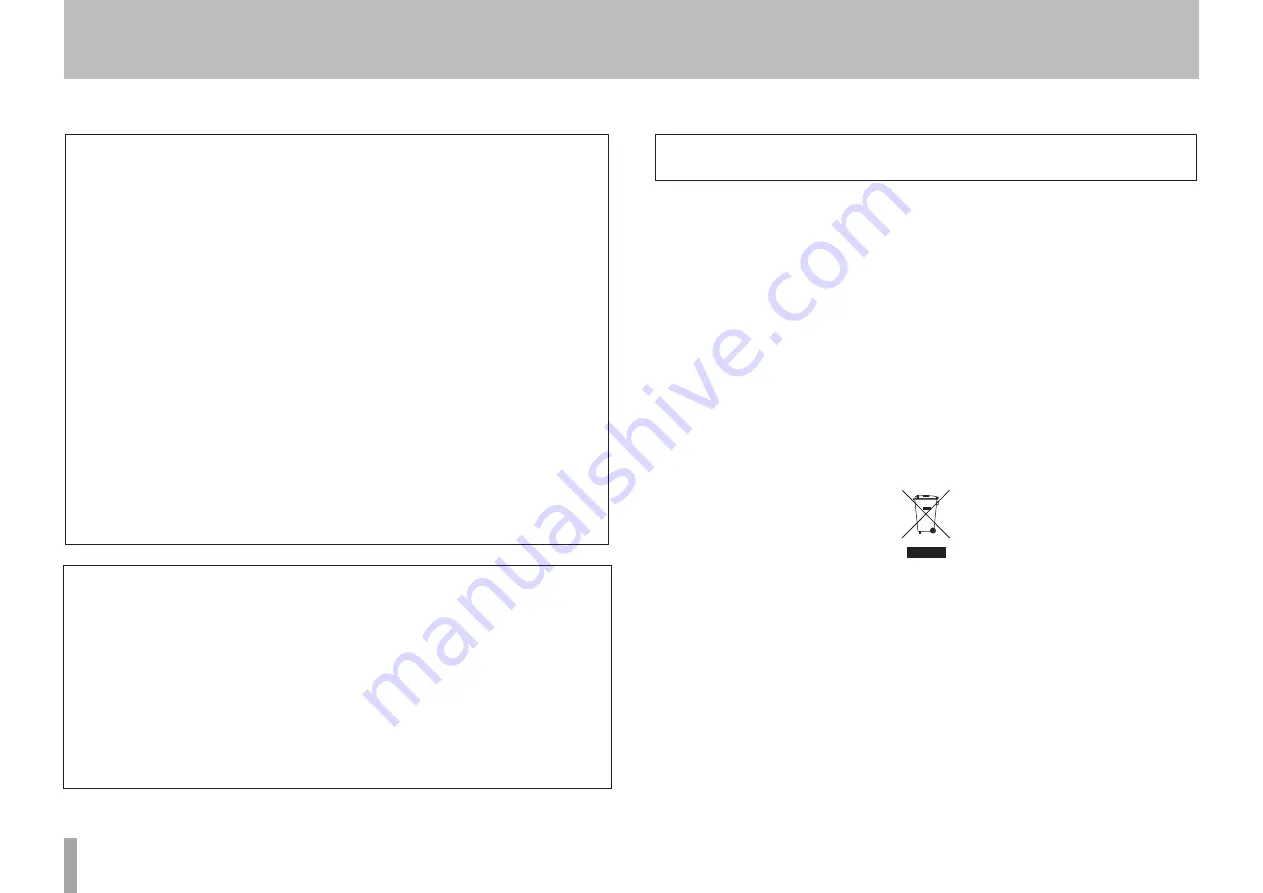 Tascam US-125M Owner'S Manual Download Page 2