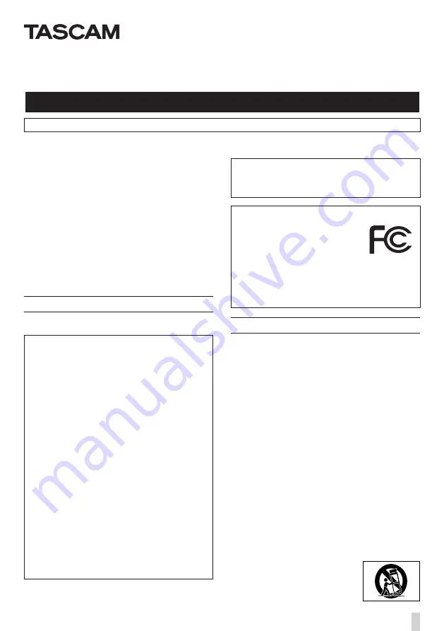 Tascam US-322 Quick Start Manual Download Page 1