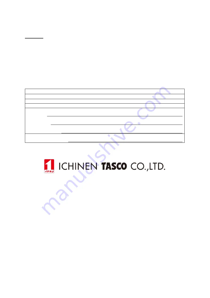 Tasco TA120 Series Instruction Manual Download Page 6