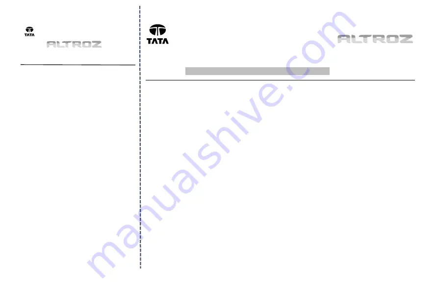 TATA Motors ALTROZ BS VI 2021 Скачать руководство пользователя страница 241