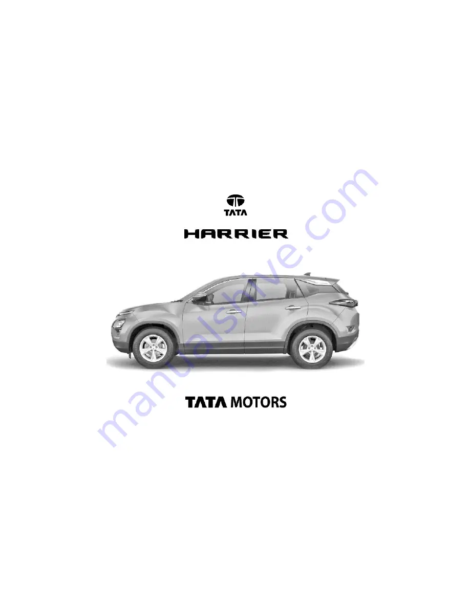 TATA Motors Harrier XE Owner'S Manual Download Page 1