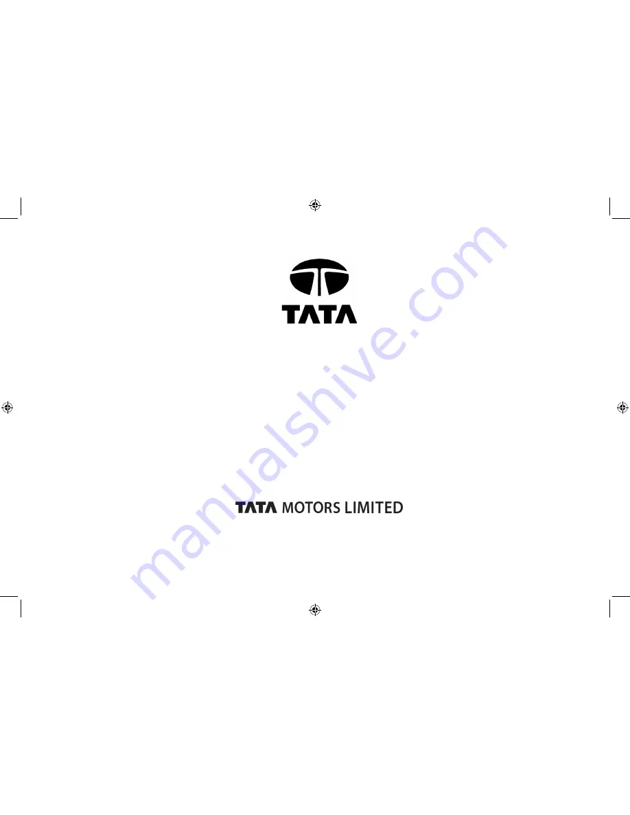 TATA Motors Indigo Diesel Скачать руководство пользователя страница 1