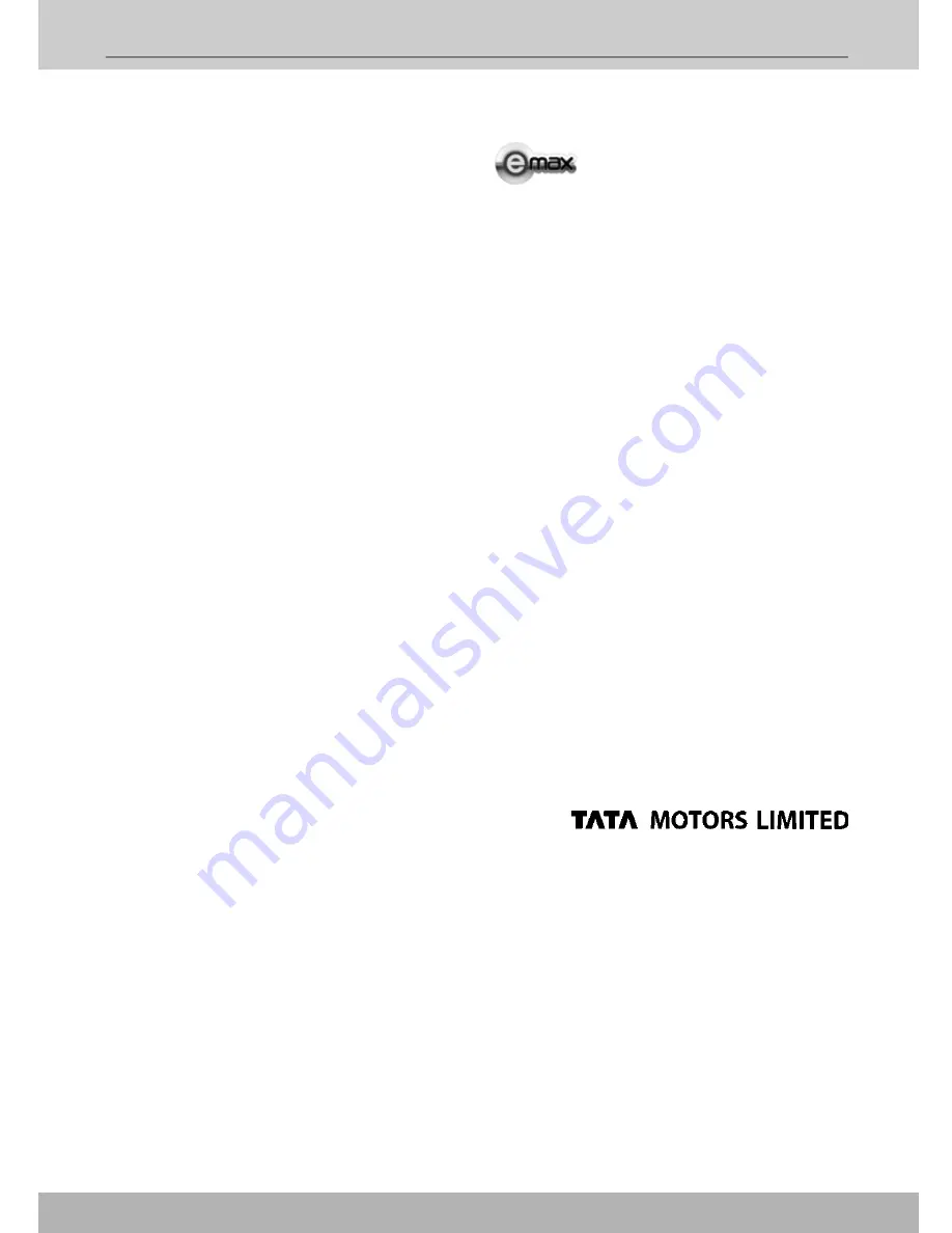 TATA Motors nano emax Owner'S Manual Download Page 5