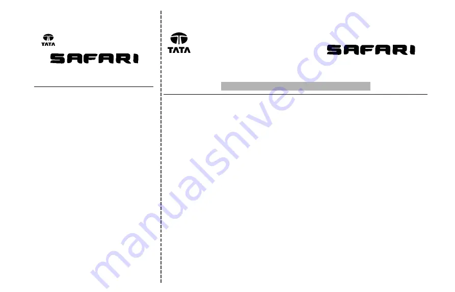 TATA Motors Safari 2021 Скачать руководство пользователя страница 307