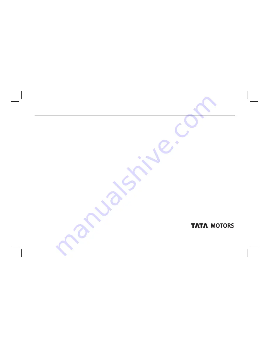 TATA Motors Tata Indica V2 XETA LPG Owner'S Manual & Service Book Download Page 11