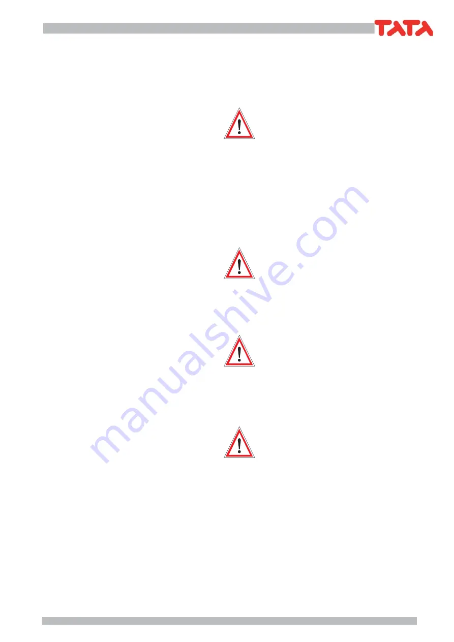 TATA Motors TSH/IK 18 Installation, Use And Manteinance Manual Download Page 15