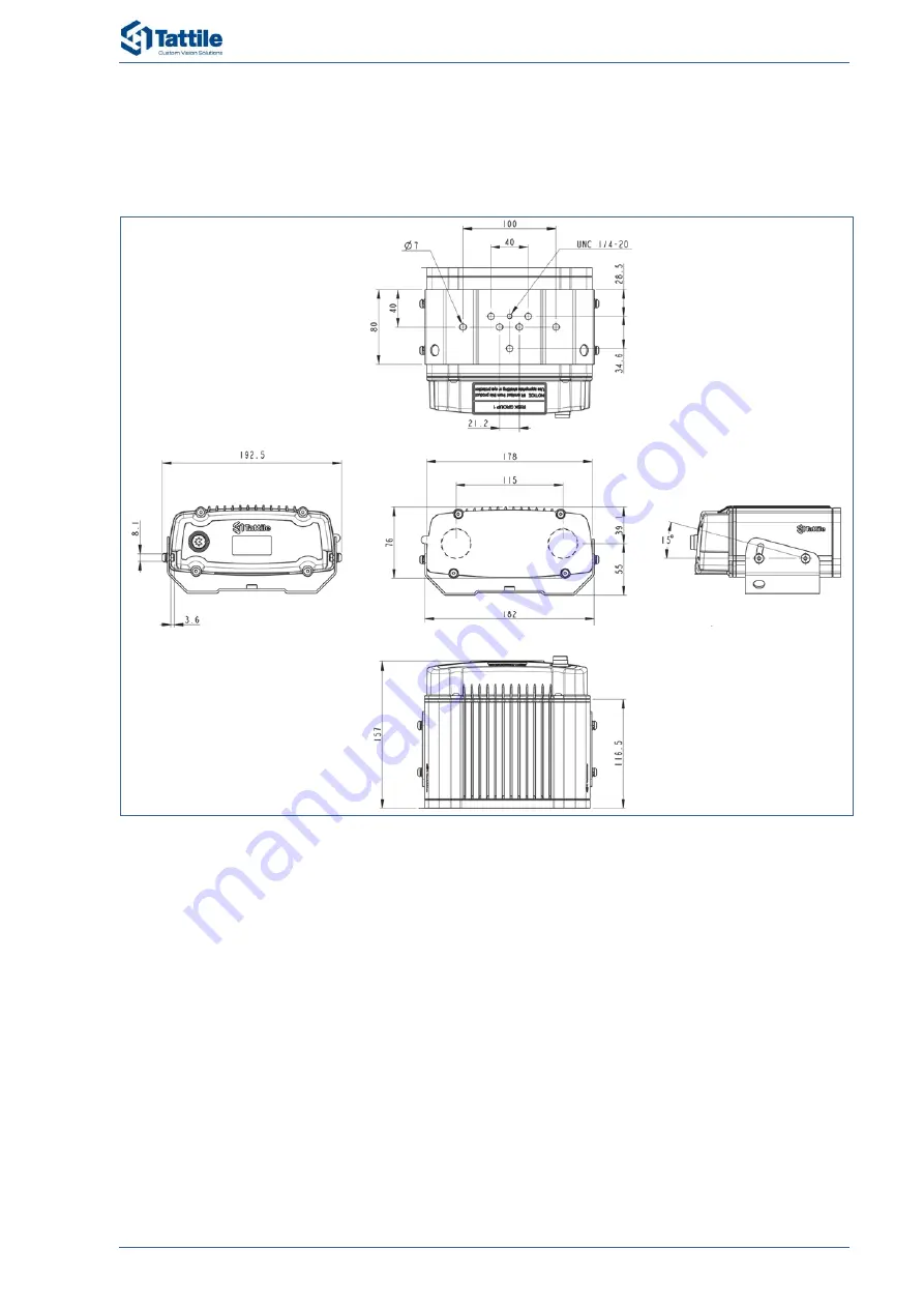 Tattile ANPR MOBILE Series Original Installation Instructions Download Page 12