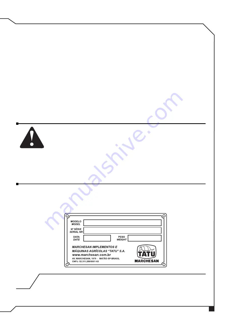 Tatu Marchesan GLHAL Instruction Manual Download Page 5