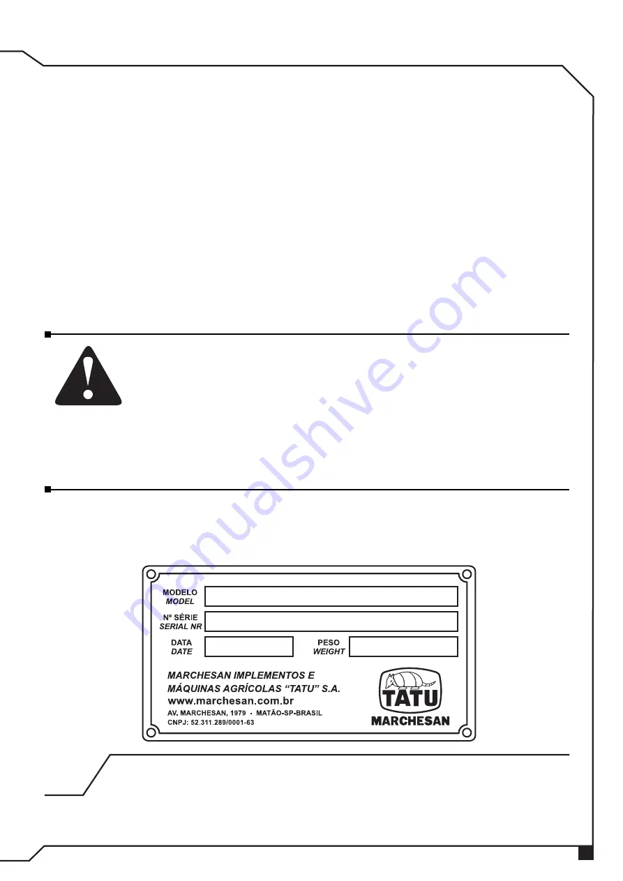 Tatu Marchesan GNF-E Instruction Manual Download Page 5