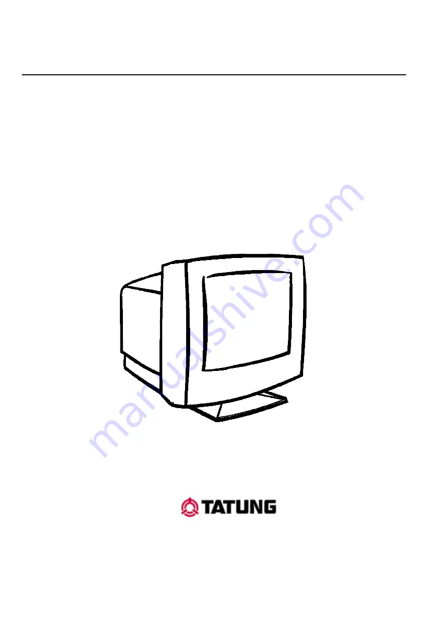 Tatung D556T Service Manual Download Page 1