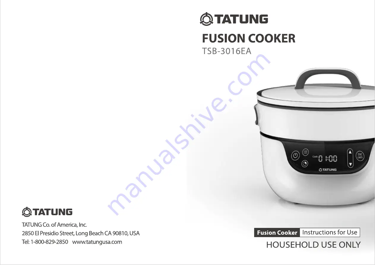 Tatung TSB-3016EA Instructions For Use Manual Download Page 1