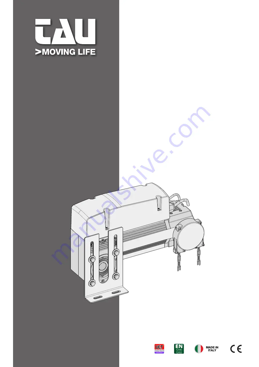 tau INDY Series Instruction Manual Download Page 1