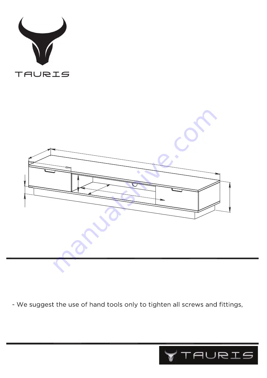 Tauris Delux 2000 LL OAK Assembly & Instruction Manual Download Page 1