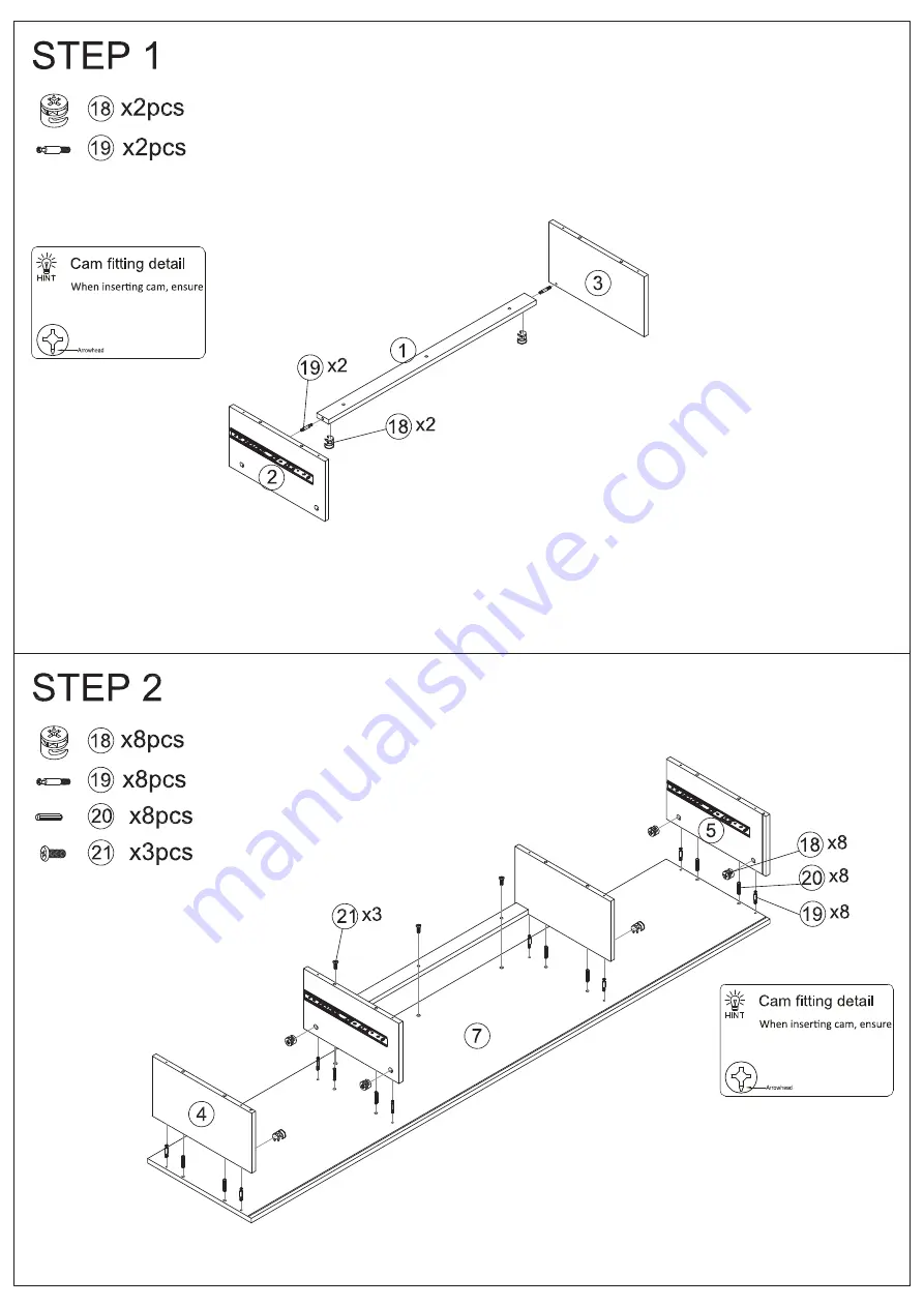 Tauris Delux 2000 LL OAK Assembly & Instruction Manual Download Page 4