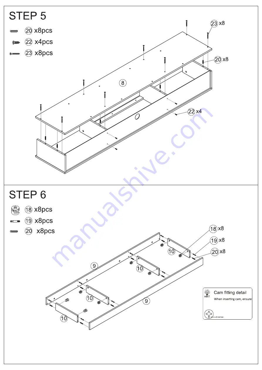 Tauris Delux 2000 LL OAK Assembly & Instruction Manual Download Page 6