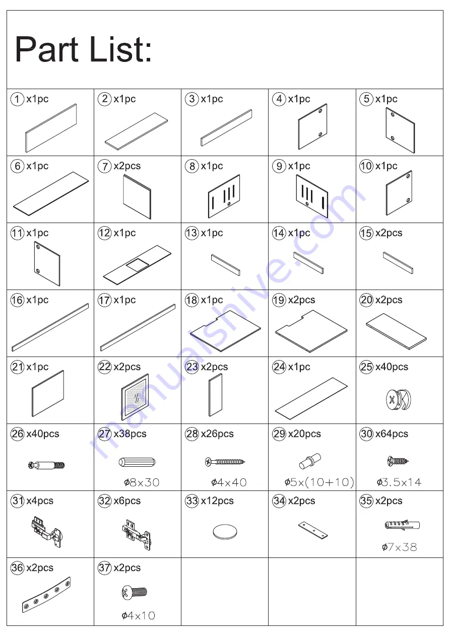 Tauris PLATINUM 2250 BLK Assembly & Instruction Manual Download Page 2