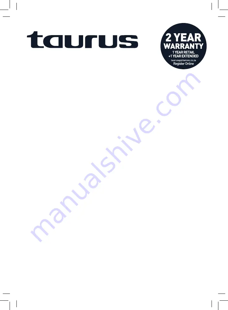 Taurus 973952 Manual Download Page 10