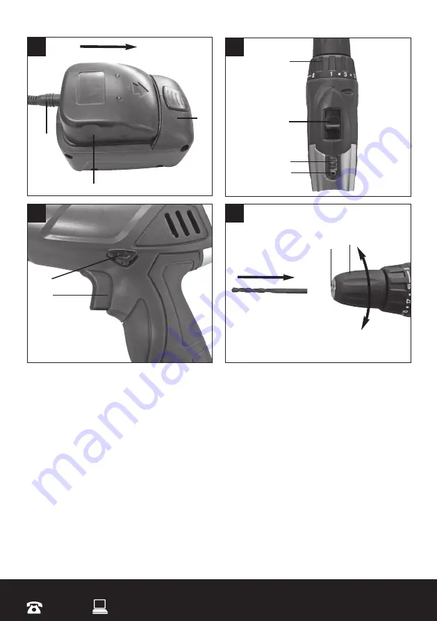 Taurus Titanium BT-CD 18/1 Li User Manual Download Page 4