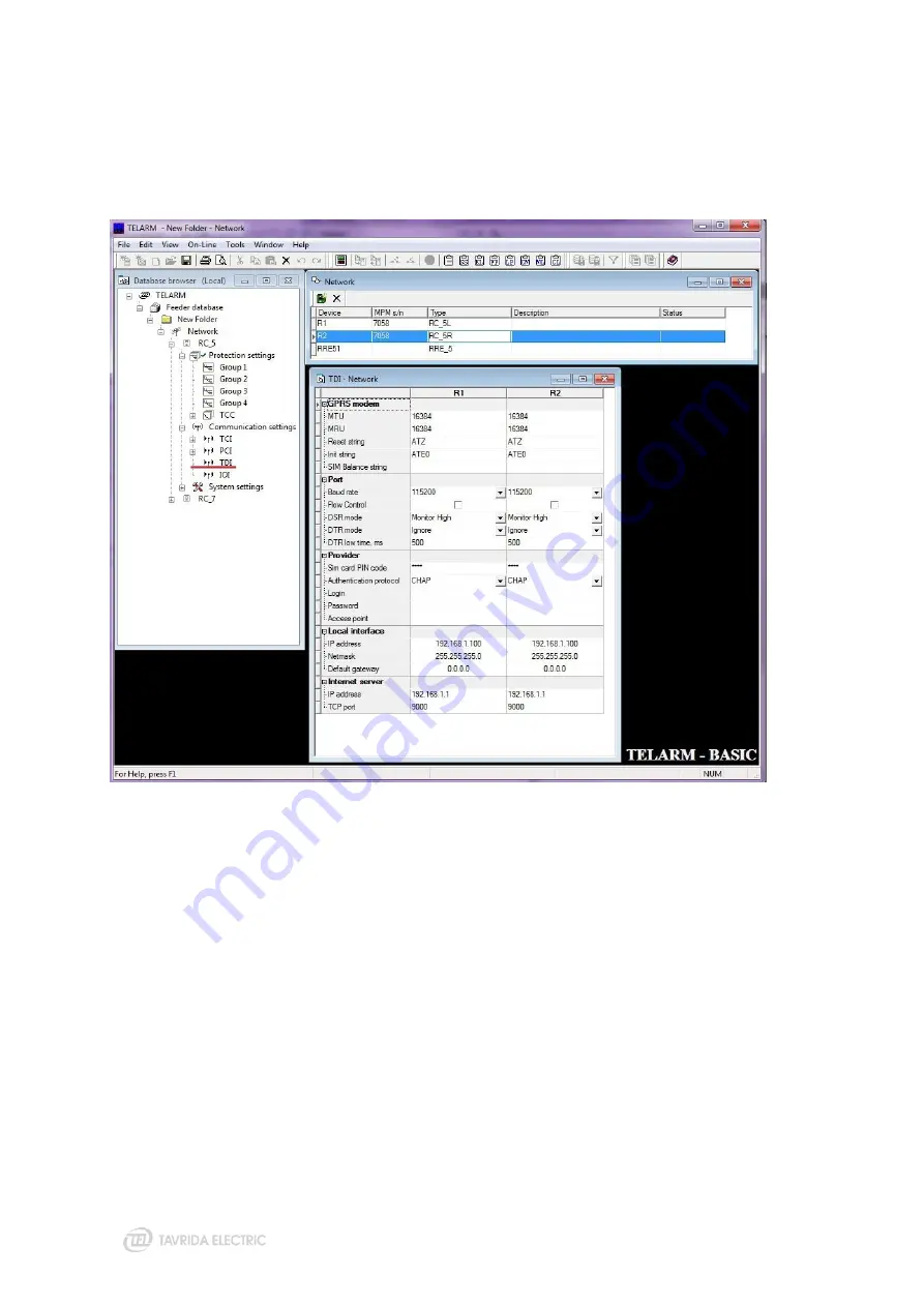 TAVRIDA ELECTRIC Rec15/25 Al1 5p User Manual Download Page 76