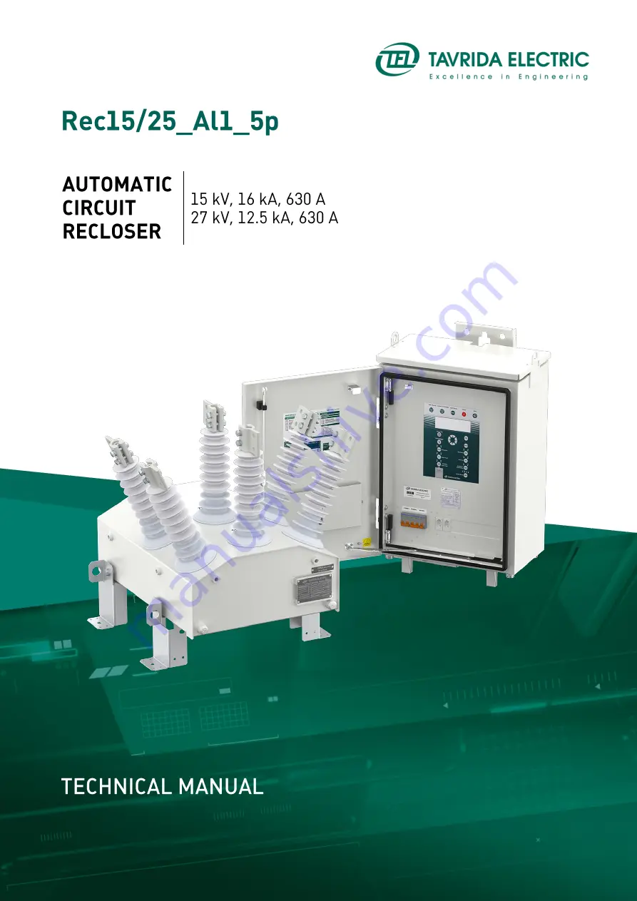 TAVRIDA ELECTRIC Rec15 Скачать руководство пользователя страница 1