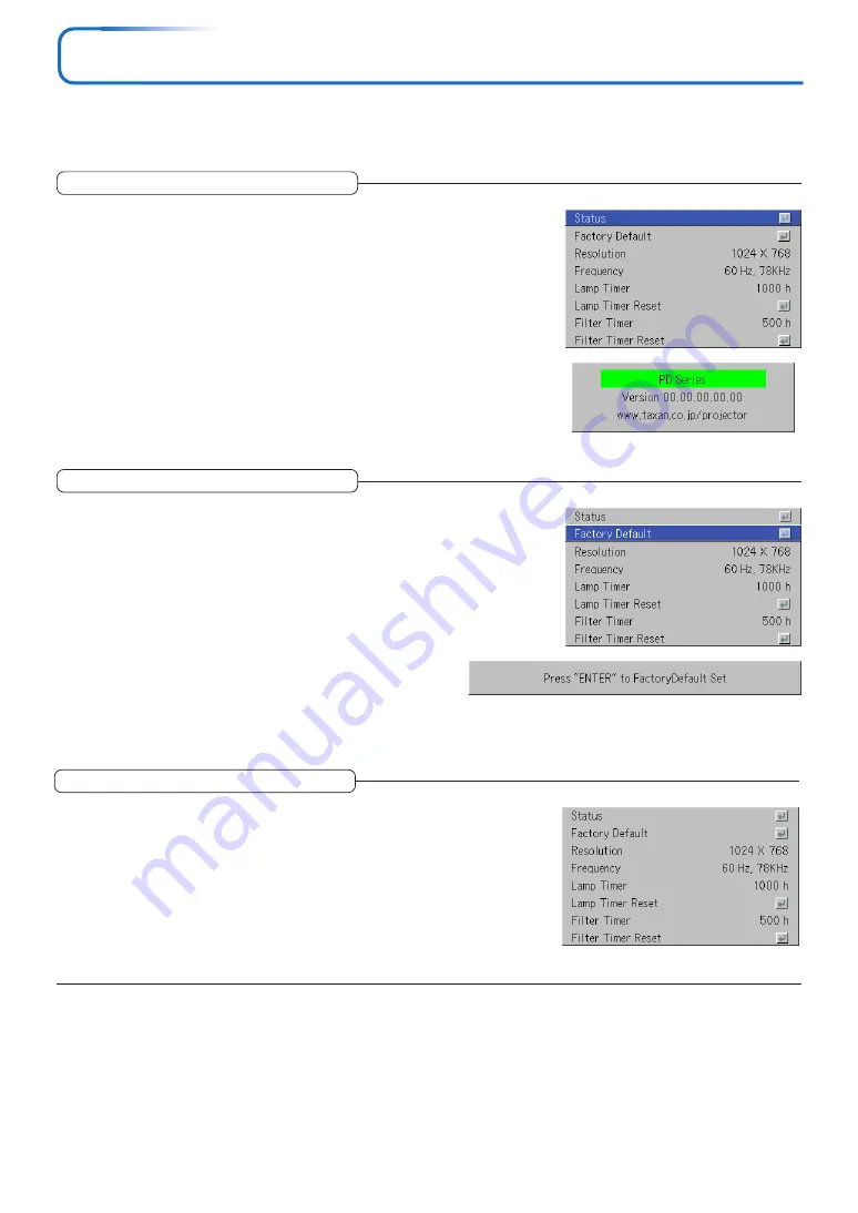 Taxan KG-PD121X User Manual Download Page 53