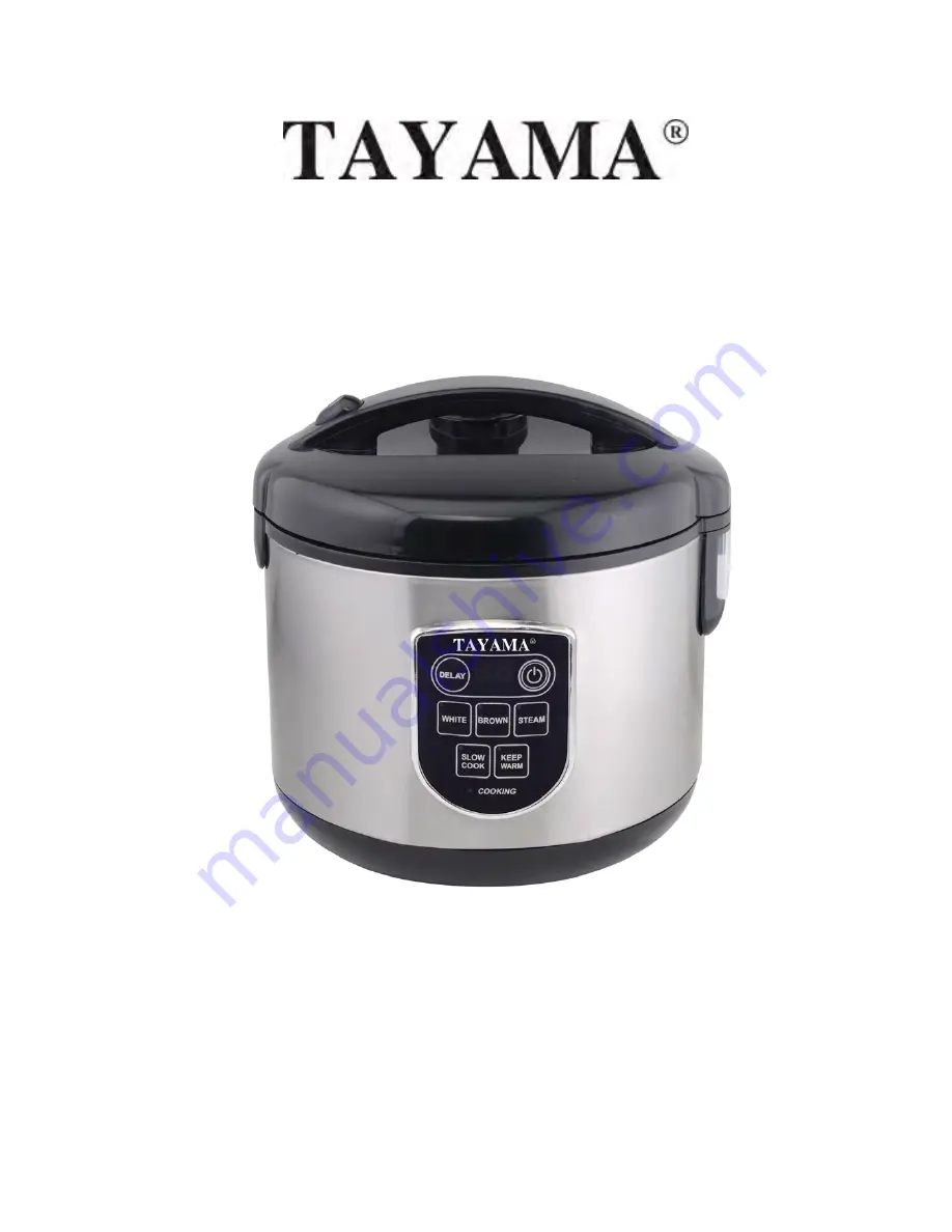 Tayama TRC-100 Instruction Manual Download Page 1