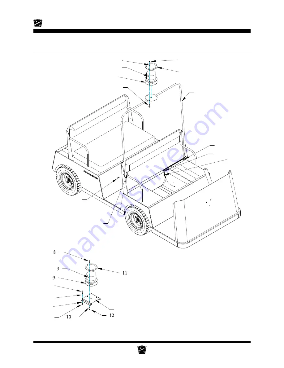 Taylor-Dunn B0-011-00 Operation, T Roubleshooting And Replacement Parts Manual Download Page 160