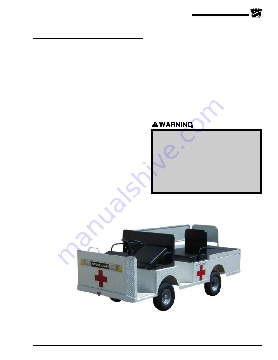 Taylor-Dunn B0-248-TT Operation, T Roubleshooting And Replacement Parts Manual Download Page 13