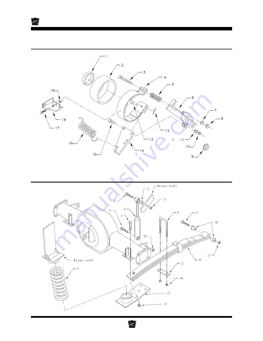 Taylor-Dunn B0-248-TT Operation, T Roubleshooting And Replacement Parts Manual Download Page 170