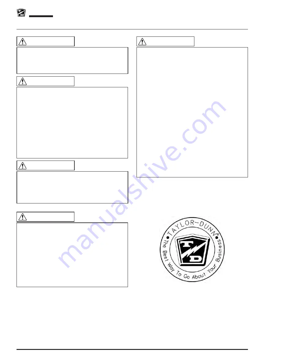 Taylor-Dunn BIGFOOT B5-440-36 Operation, T Roubleshooting And Replacement Parts Manual Download Page 52