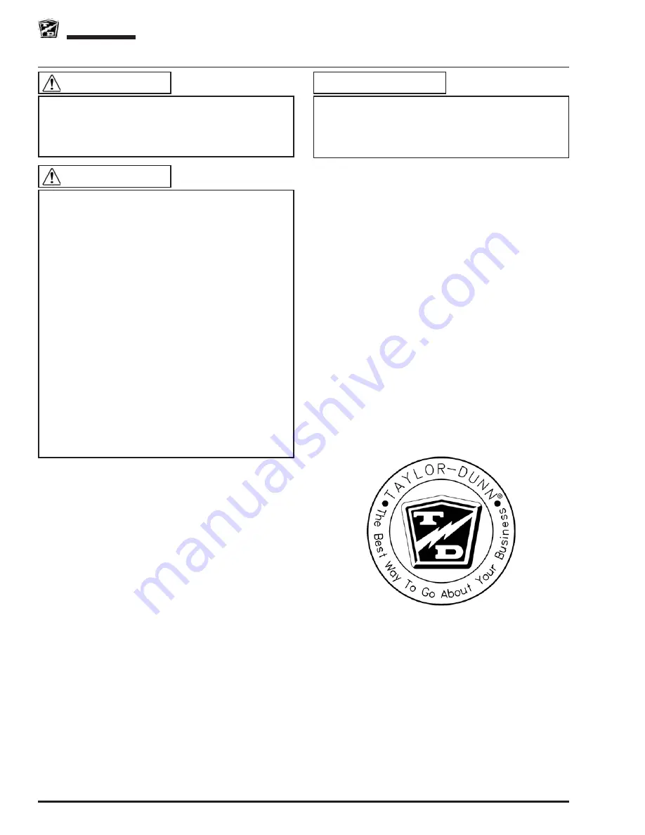 Taylor-Dunn C0-426-48AC Service And Replacement Parts Manual Download Page 68