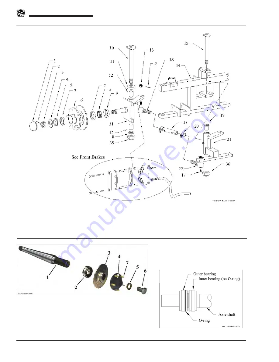 Taylor-Dunn C0-426-48AC Service And Replacement Parts Manual Download Page 88