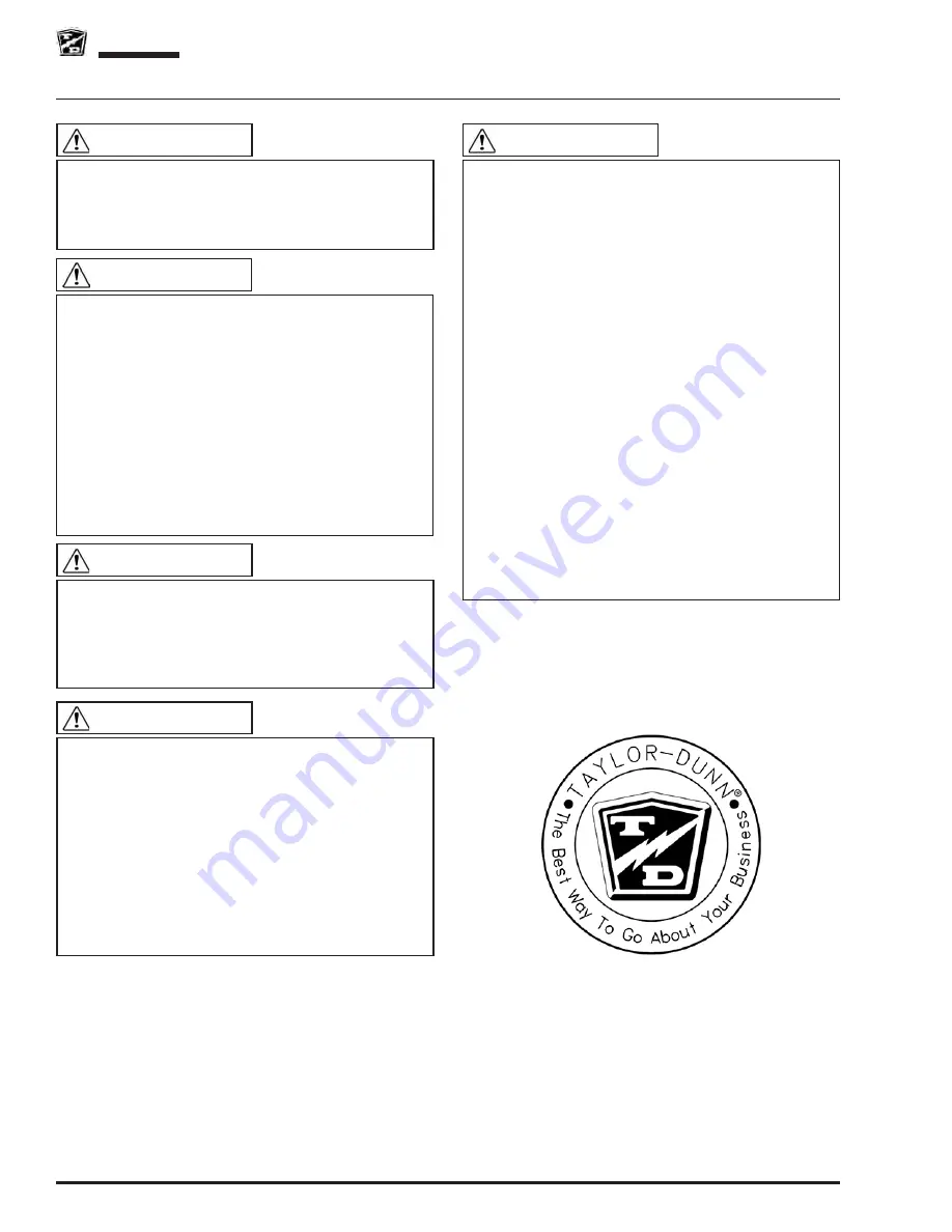 Taylor-Dunn R0-380-36 Service And Replacement Parts Manual Download Page 56