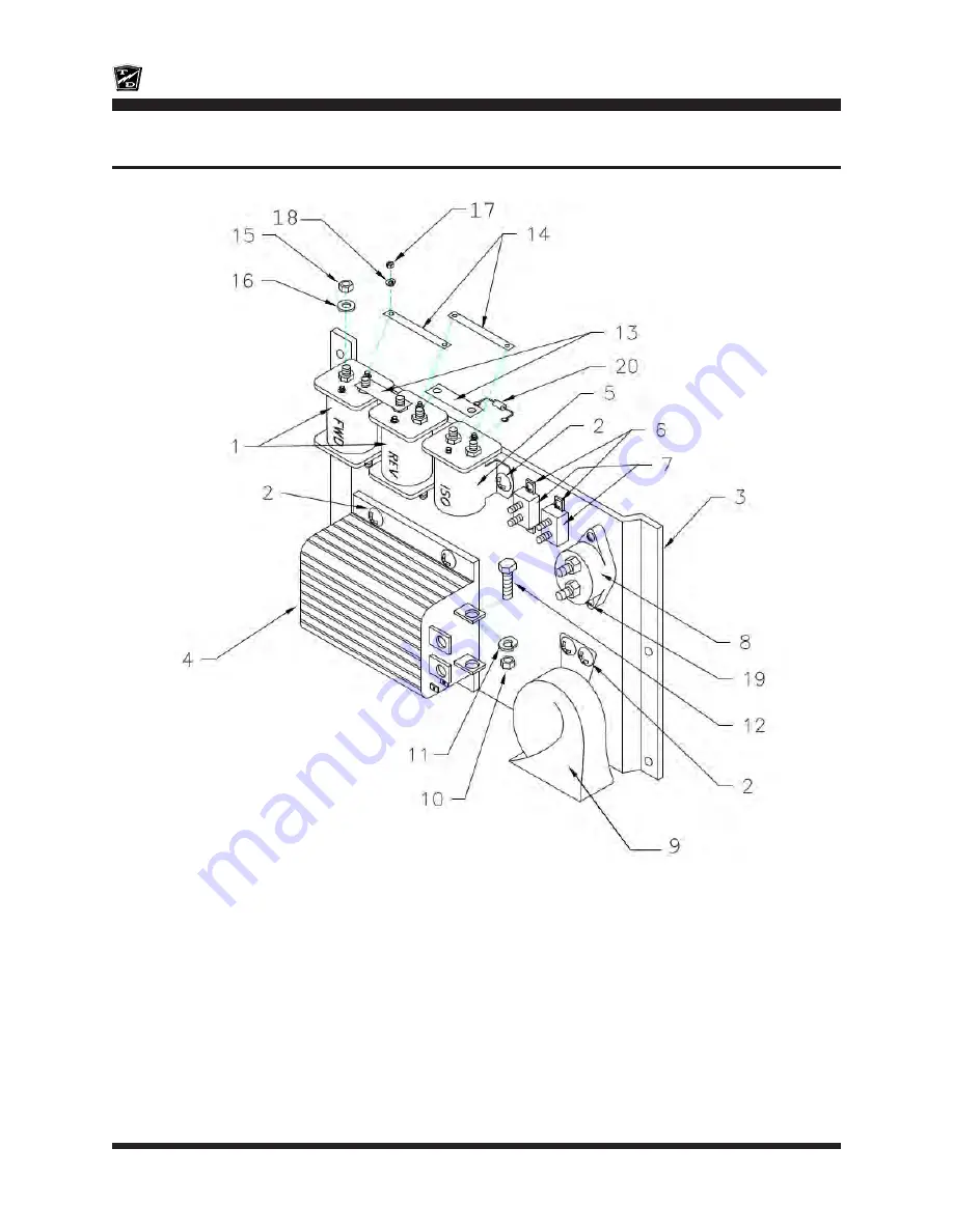 Taylor-Dunn SC-090-24 Operation, T Roubleshooting And Replacement Parts Manual Download Page 110