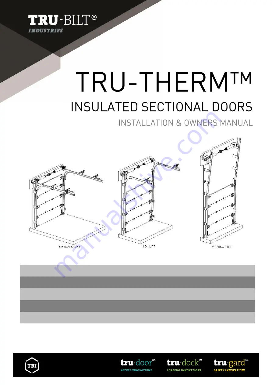 TBI TRU-THERM Скачать руководство пользователя страница 1